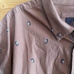 Prana Broderick Carabiner Printed Button Down